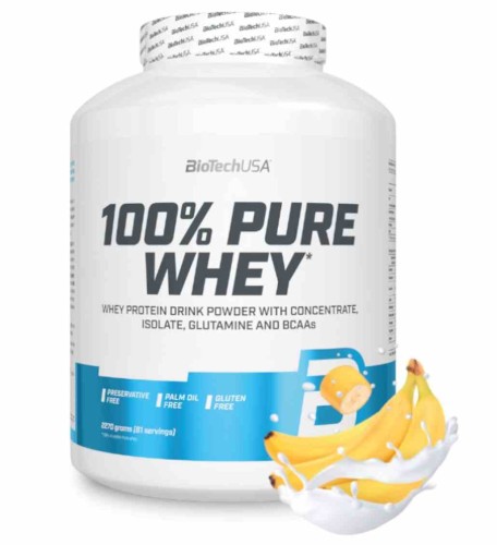 BioTech USA 100% Pure Whey 2270g o smaku bananowym