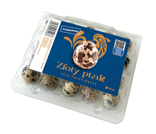 Złoty Ptak - jaja przepiórcze 18 szt.