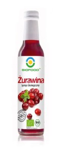 SYROP ŻURAWINOWY BIO 250 ml - BIO FOOD