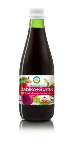 JUS DE POMME ET BETTERAVE BIO 300 ml - BIO FOOD