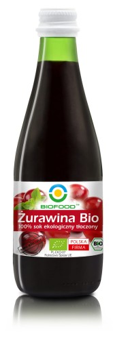SOK Z ŻURAWINY BIO 300 ml - BIO FOOD