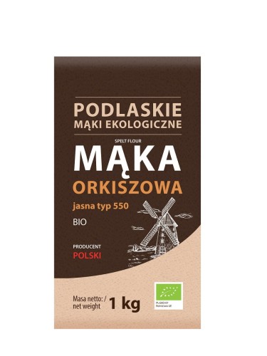 Spelled flour 1kg clear EKO - Organic Flours Podlasie