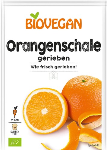 SINAASAPPELSCHIL GEDROOGD POEDERVRIJ GLUTENVRIJ BIO 9 g - BIO VEGAN