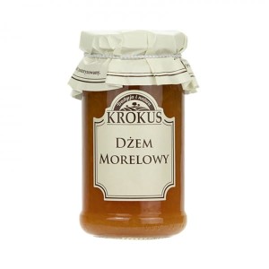 DŻEM MORELOWY O OBNIŻONEJ ZAWARTOŚCI CUKRU BEZGLUTENOWY 235 g - KROKUS