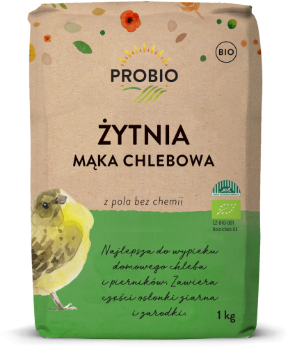 MĄKA ŻYTNIA TYP 720 CHLEBOWA BIO 1 kg - PROBIO