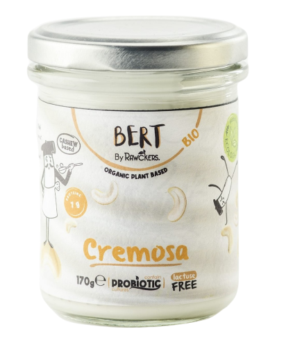 WEGAŃSKA ALTERNATYWA DLA ŚMIETANY Z NERKOWCÓW  BIO 170 g - BERT