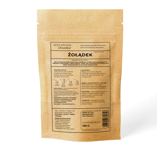 Zgaga - herbatka ziołowa 100g ZIELARZPOLSKI.PL
