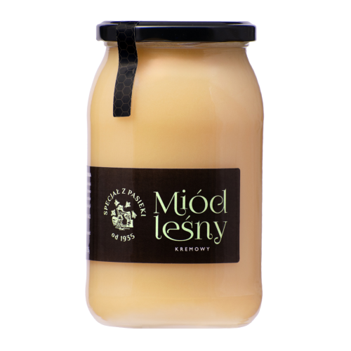 Miód kremowy leśny 1,2kg SPECJAŁ Z PASIEKI