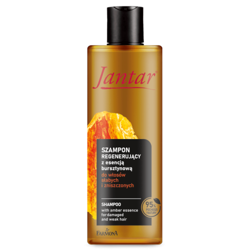 JANTAR Szampon do włosów z esencją bursztynową do włosów słabych i zniszczonych 300ml FARMONA