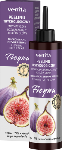VENITA Trychologiczny peeling Ficyna do skóry głowy enzymatyczny,  oczyszczający 100ml