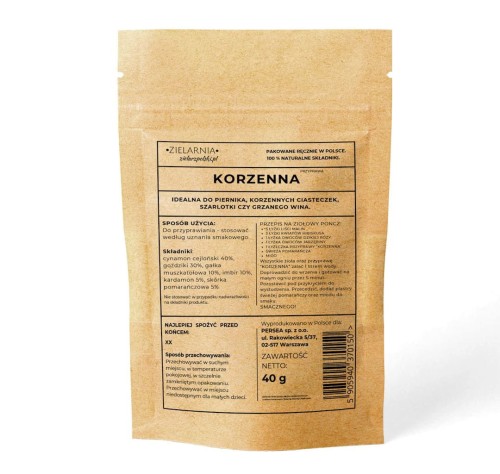 Korzenna przyprawa 50g ZIELARZPOLSKI.PL