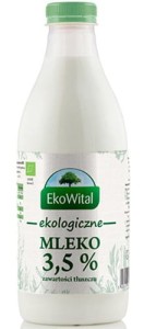 Mleko 3,5% tłuszczu BIO 1 l EKOWITAL