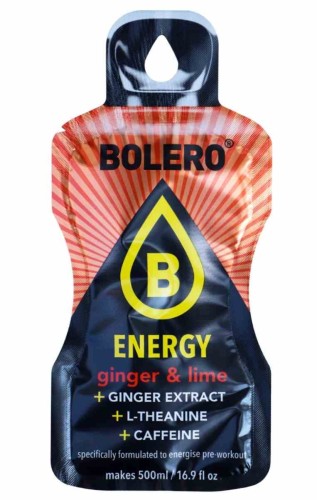 Bolero Energy Ginger & Lime 14g