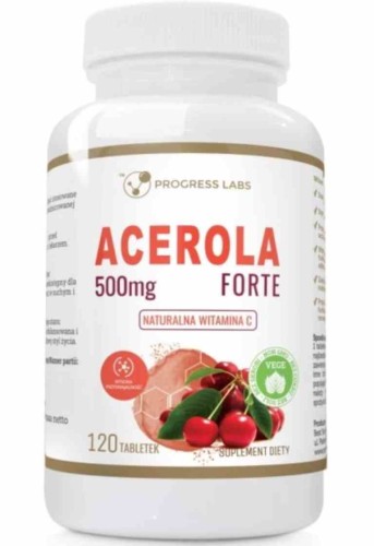 Progress Labs Acerola Forte do ssania 120 pastylek