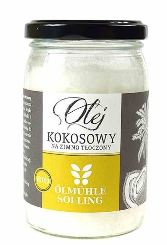 Ölmühle Solling Olej kokosowy Bio tłoczony na zimno z całego orzecha 500ml