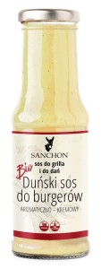 SOS DO BURGERÓW WEGAŃSKI BEZGLUTENOWY BIO 210 ml - SANCHON