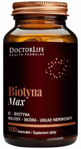 Doctor Life Biotyna Max 100 kapsułek