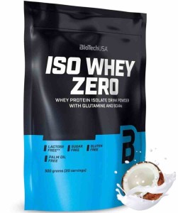 BioTech USA Iso Whey 500g bez laktozy o smaku kokosowym