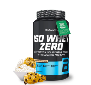 BioTech USA Iso Whey 908g bez laktozy o smaku ciasteczkowym