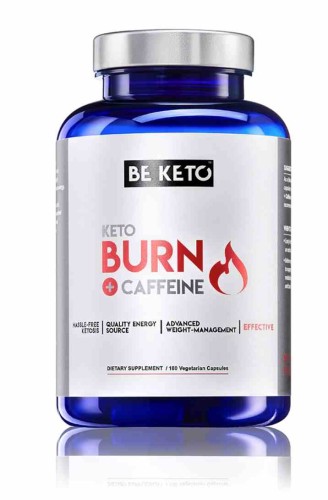BeKeto Keto Burn z kofeiną - spalacz tłuszczu 180 kapsułek