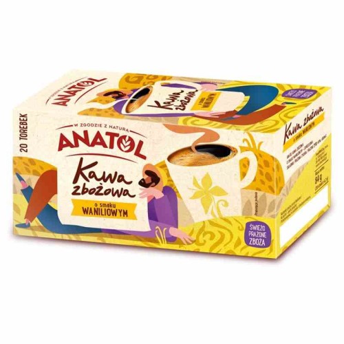 Anatol kawa zbożowa o smaku waniliowym 84g
