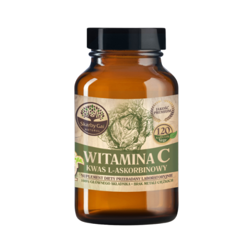 Witamina C z kapusty w kapsułkach 120 kaps. SKARBY GAI NATURAL