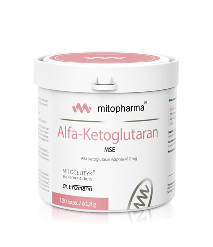 Mito-Pharma Alfa-Ketoglutaran MSE dr Enzmann 120 kapsułek