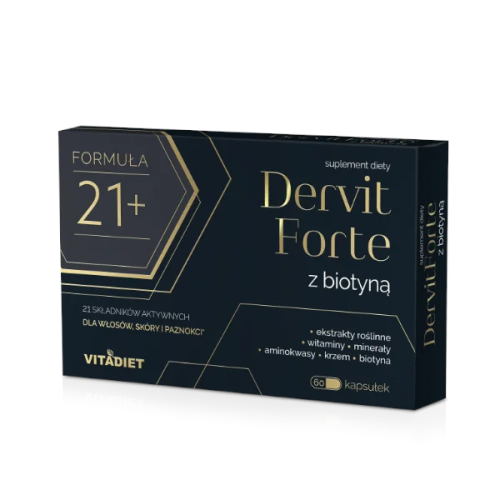 VITADIET Dervit FORTE z biotyną 60 kapsułek