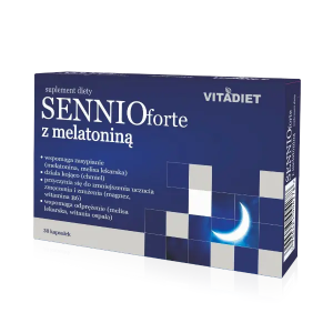 VITADIET Sennio forte z melatoniną 30 kapsułek