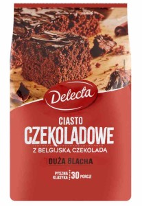Delecta Ciasto Czekoladowe Duża Blacha 670 g