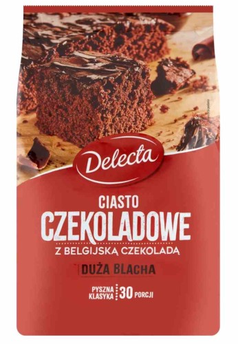 Delecta Ciasto Czekoladowe Duża Blacha 670 g