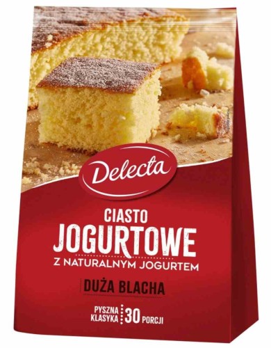 Delecta Ciasto Jogurtowe Duża Blacha 640 g