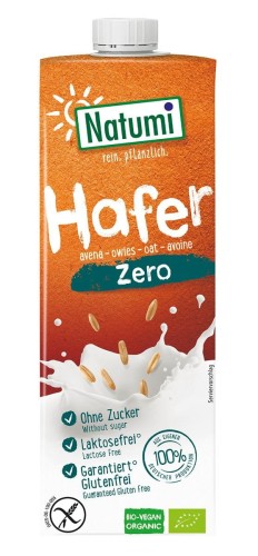 Natumi Napój Owsiany Nie Zawiera Cukrów Bezglutenowy BIO 1 L