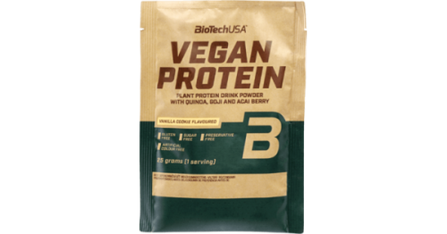 BioTech USA Vegan Protein 25g o smaku waniliowych ciasteczek