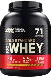 Optimum Nutrition 100% Gold Standard Whey 2270 g Masła orzechowe