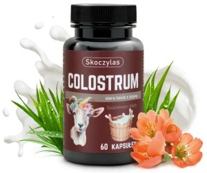Skoczylas Colostrum siara kozia z pigwą 60 kapsułek