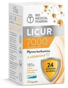 Bio Medical Pharma Licur7000 + Witamina D 60 kapsułek