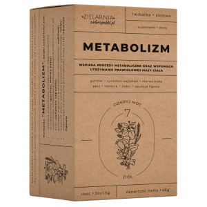 METABOLIZM Fix 30x1,5g - wsparcie dla przemiany materii ZIELARZPOLSKI.PL