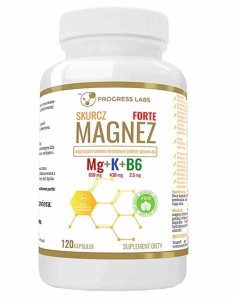Progress Labs Mg+K+Vit B6 Forte 120 kapsułek