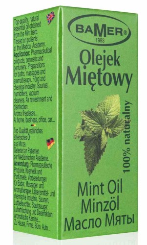 BAMER naturalny olejek eteryczny miętowy 7 ml