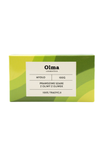 OLMA COSMETICS Mydło Prawdziwe szare z Oliwy z Oliwek (100 g)