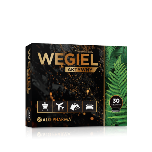 Alg Pharma Węgiel aktywny 30 kapsułek