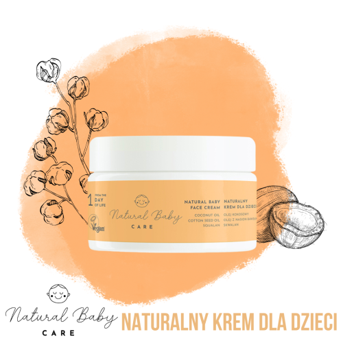 Natural Baby Care Naturalny krem do twarzy dla dzieci 50 ml