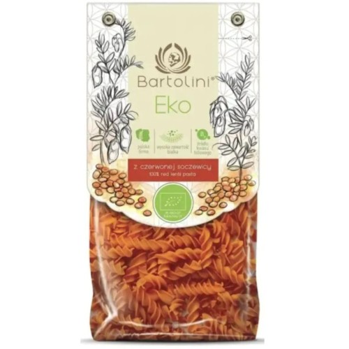 MAKARON PROTEINOWY (Z SOCZEWICY CZERWONEJ) ŚWIDERKI 1 kg - BARTOLINI