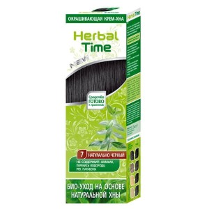Herbal Time Naturalna Henna NATURALNA CZERŃ 75 ml