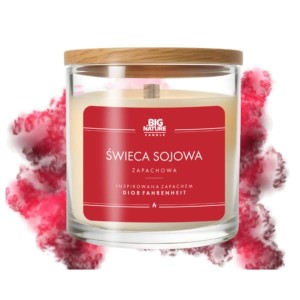 Big Nature Świeca Sojowa DIOR FAHRENHEIT 215 g
