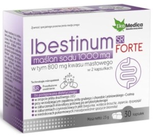 Ibestinum FORTE SR Maślan sodu 1000 mg 30 k