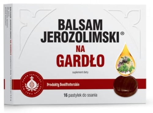 Balsam Jerozolimski na gardło 16 pastylek