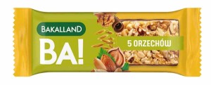 Bakalland Ba! Baton zbożowy 5 orzechów 40 g