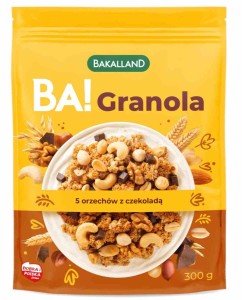 Bakalland BA! Granola 5 orzechów 300 g